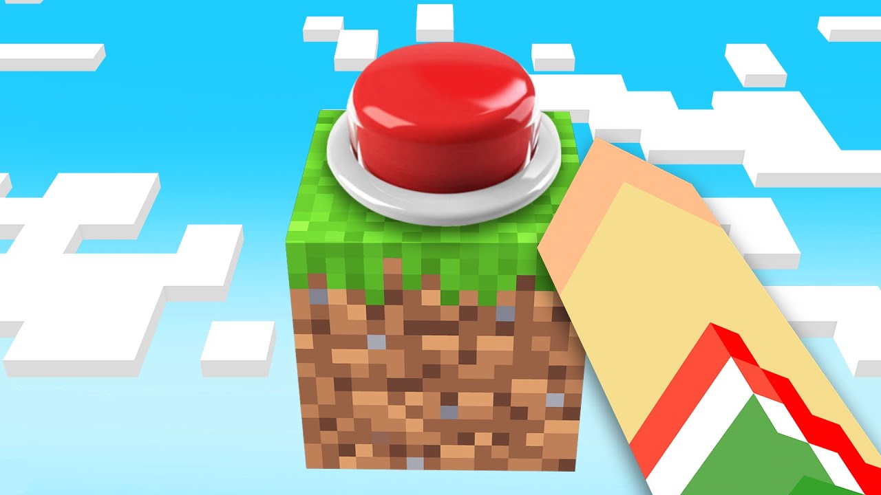 &iexcl;Minecraft PERO es 1 BOT&Oacute;N ROJO! 👇🏻🔴😲 SILVIOGAMER MINECRAFT PERO