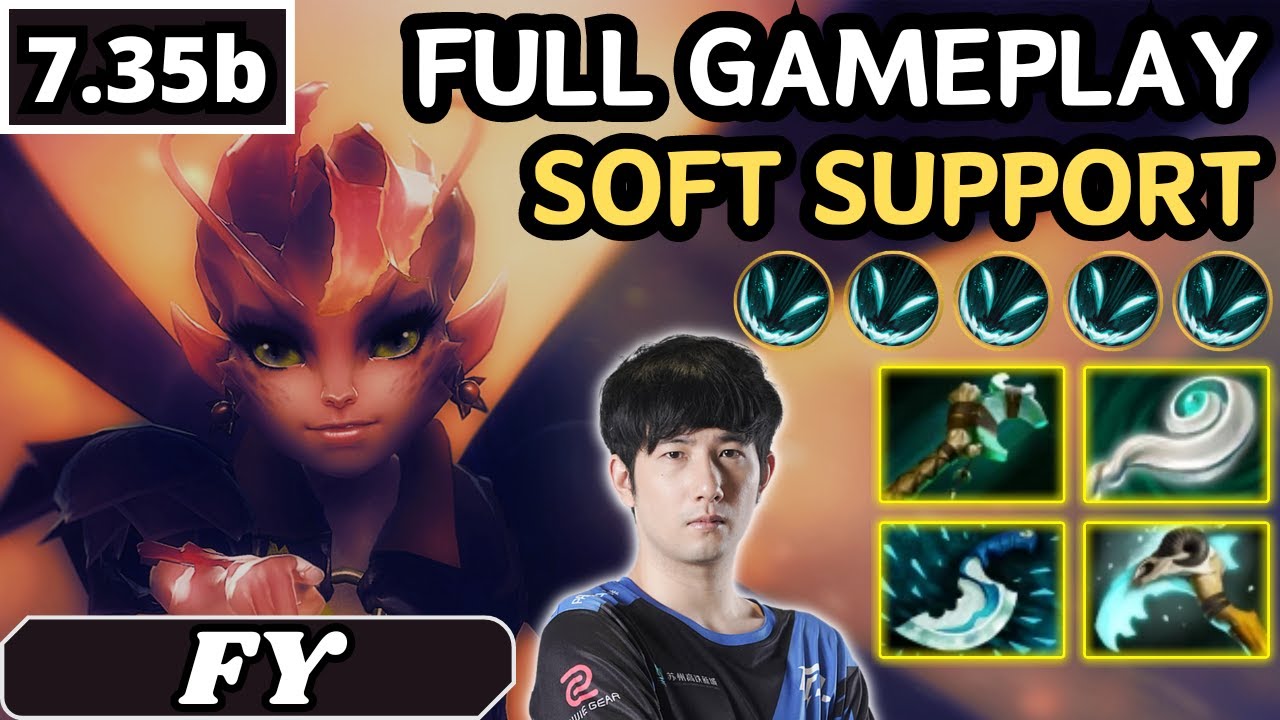 7.35b - FY DARK WILLOW Soft Support Gameplay 24 ASSISTS - Dota 2 Full Match Gameplay