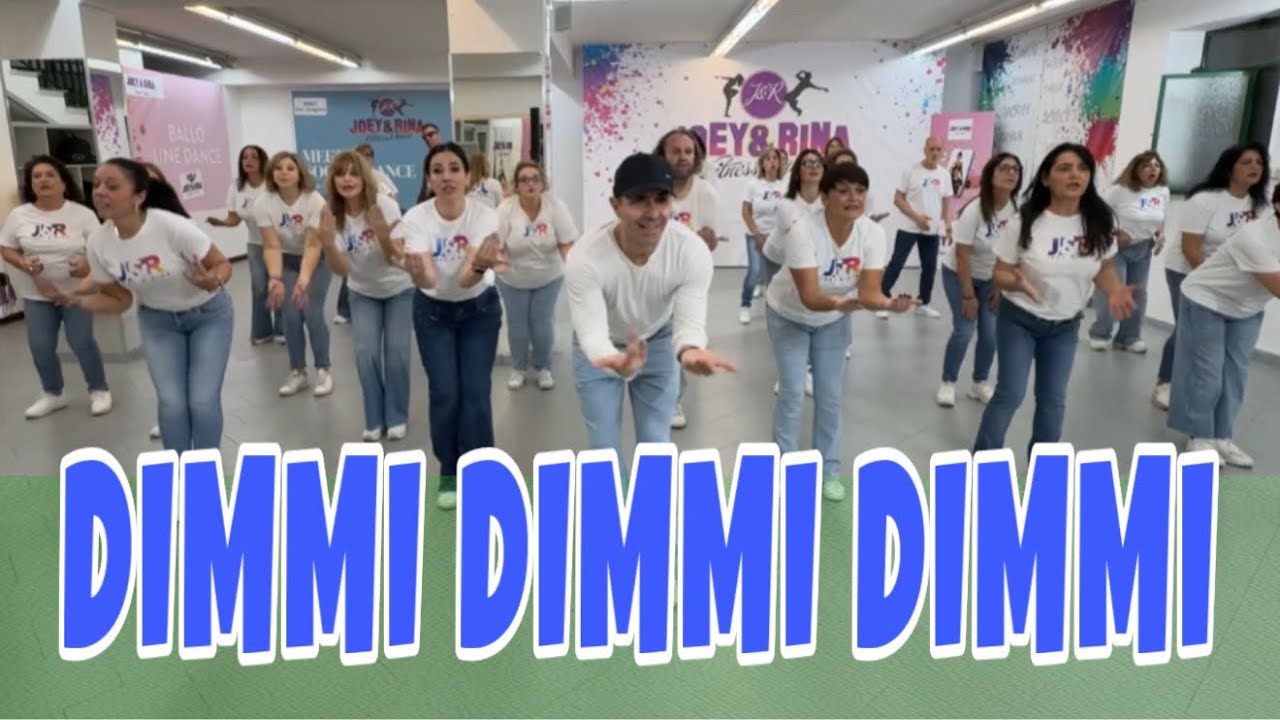 DIMMI DIMMI DIMMI coreo JOEY&RINA || TUTORIAL || Balli di Gruppo Social Dance