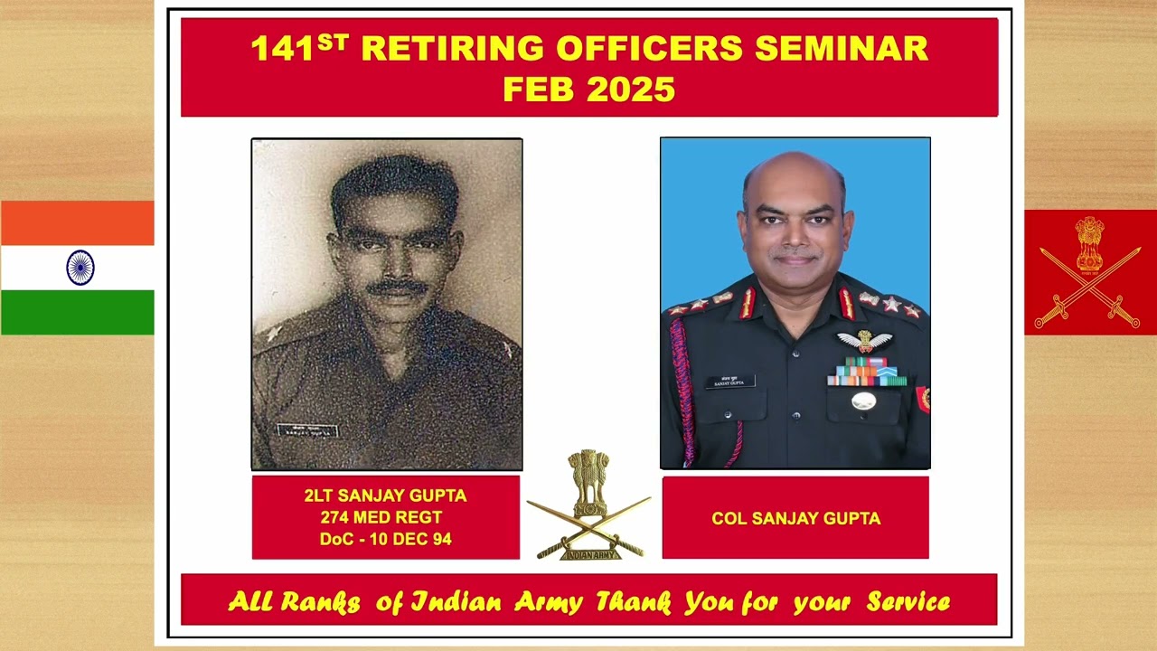 Retiring Officers, February 2025