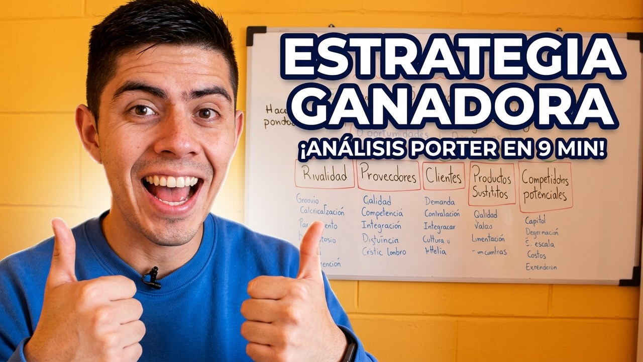 Cómo Hacer ANÁLISIS de 5 Fuerzas PORTER (en 9 MINUTOS)