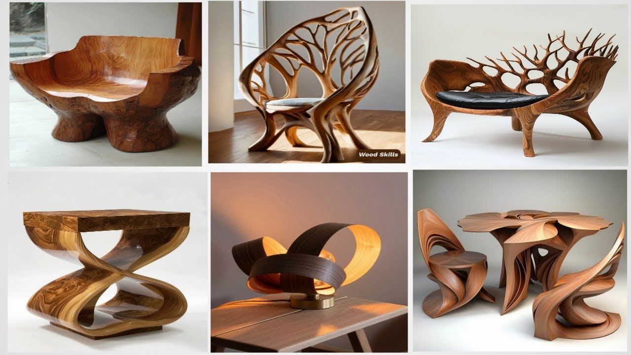 Transforming Nature//Unique Wooden Functional Art Creations.