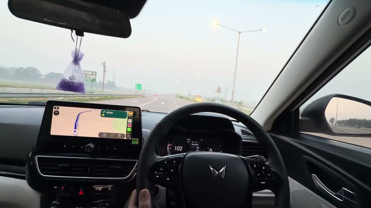 Mahindra XUV 3XO highway POV