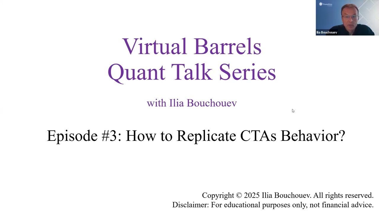 Virtual Barrels Quant Talk, Episode 3: How to Replicate CTAs Behavior?