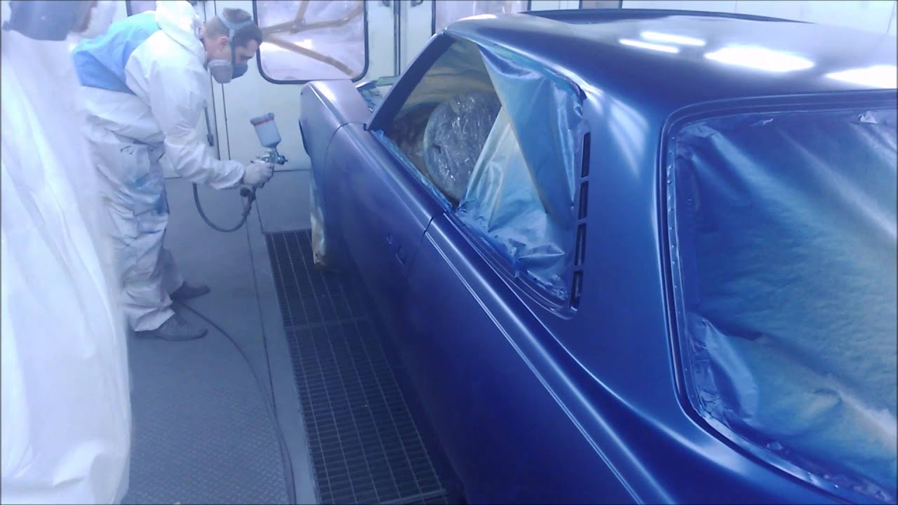 Lakierowanie Mercedes 450SLC (C107) paint job