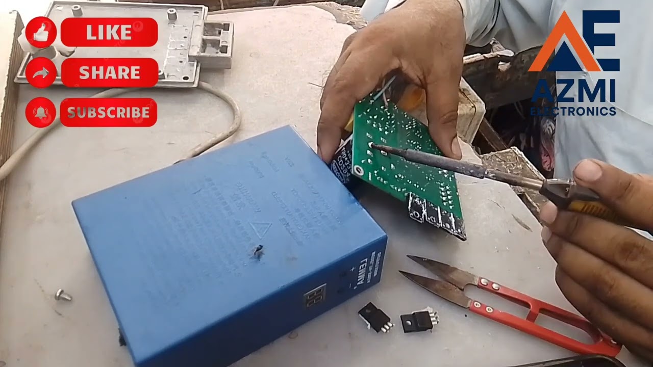 Servo Motor No Power | Dead Condition Repair | सर्वो मोटर चालू नहीं हो रही समाधान Azmi Electronics