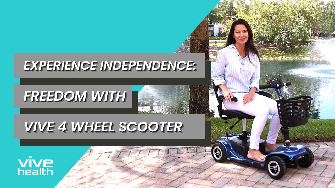 Freedom on Wheels: Vive 4 Wheel Mobility Scooter