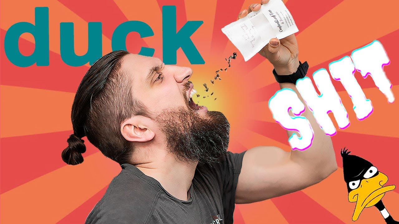 Drinking some Duck Shit Tea - Dan Cong Oolong TEA