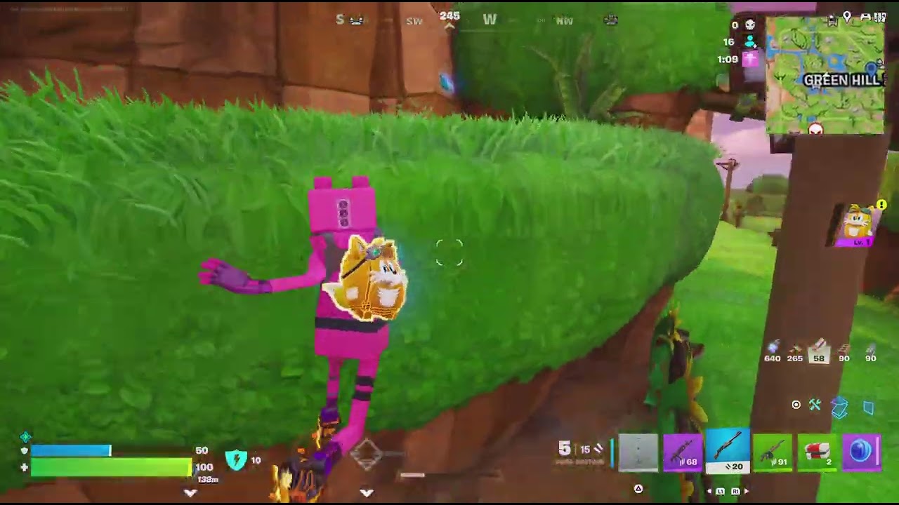 Collect Wrixel (Drift's) parts at Green Hill Zone #Fortnite Chapter 7 Season 4