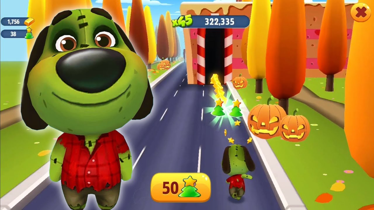 Talking Tom Gold Run New Update Fun Festival ~ Unlock Zombie Ben Run In Candy Town