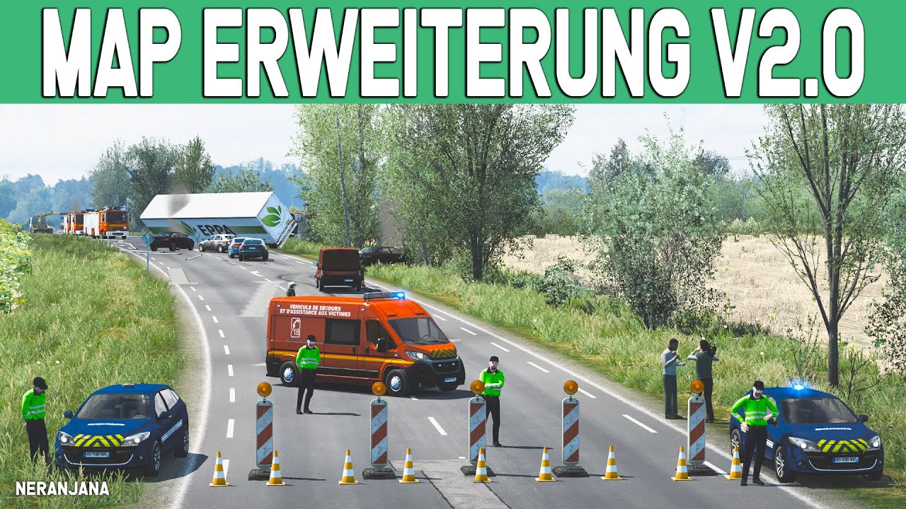 Map Erweiterung V2.0 / Extension For The SCS Map | ETS2 Mods v1.40