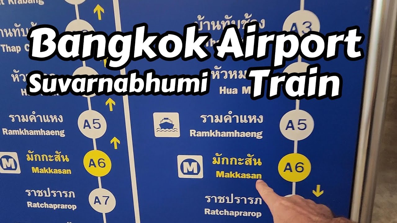 The Bangkok Airport Rail Link Train