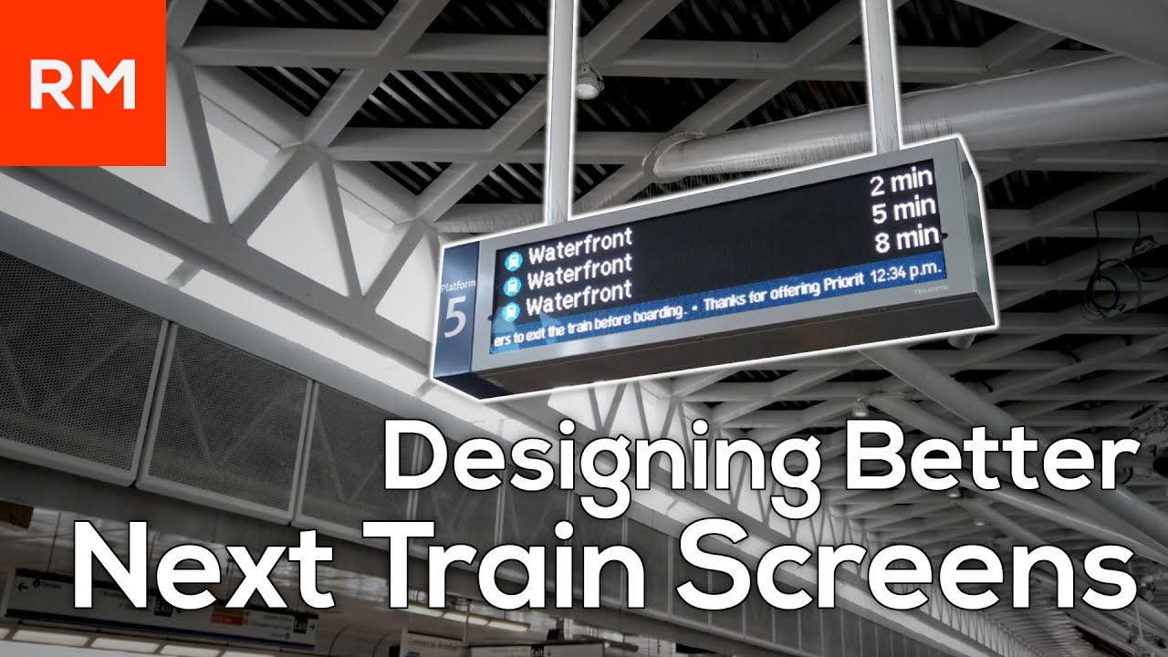 Designing Better Next Train Arrival Screens
