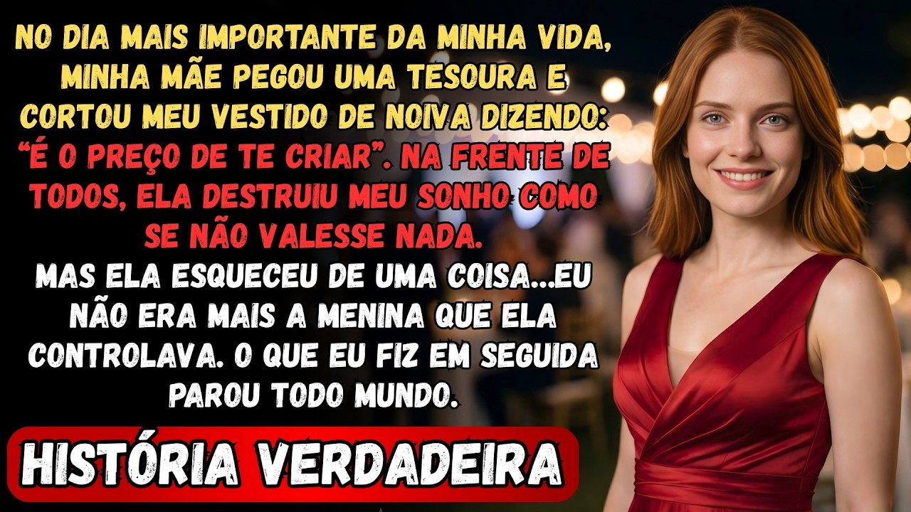 Minha Mãe Cortou Meu Vestido De Noiva E Disse “é O Preço De Te Criar”… Depois O Que Fiz Chocou Todos