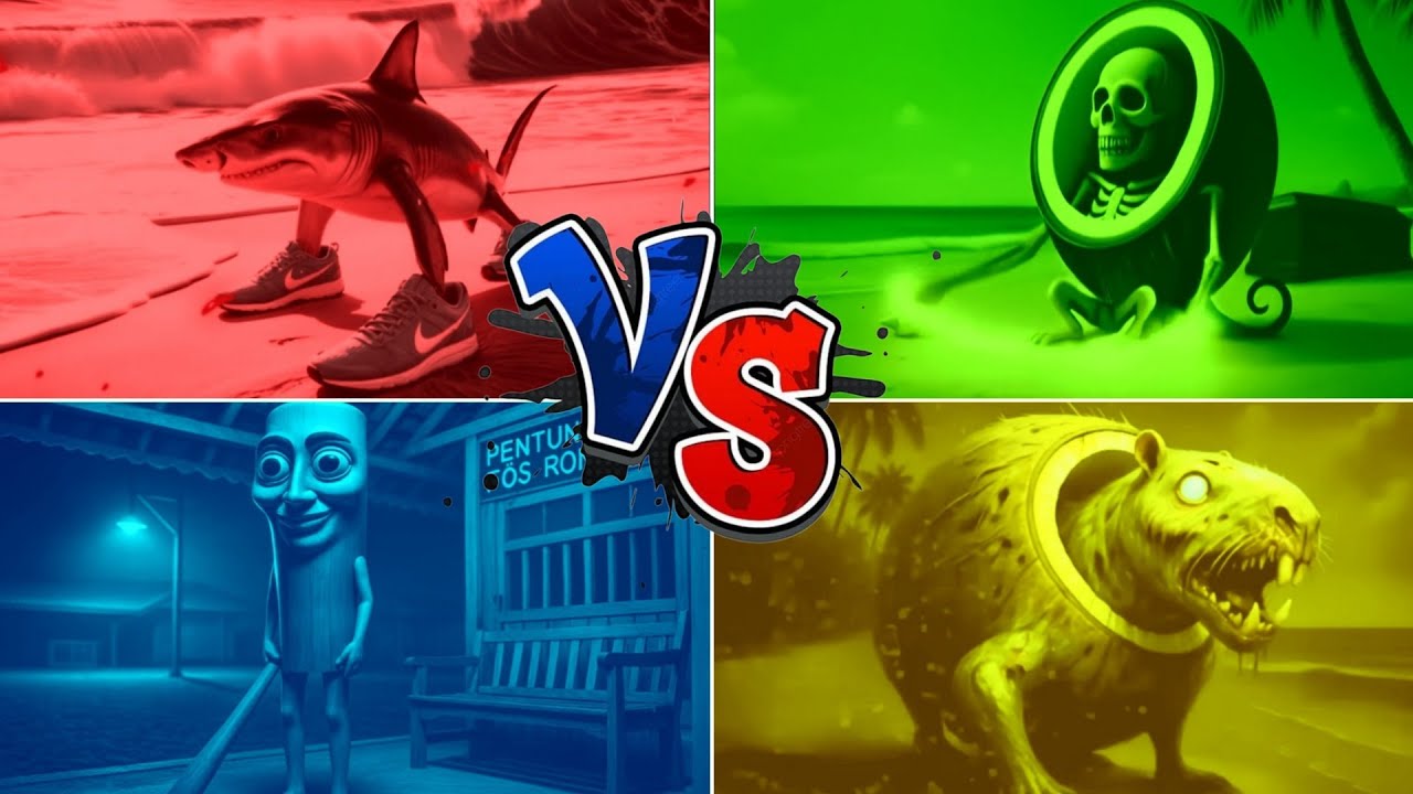 TRALALERO TRALALA 🆚️  SHIMPANZINI COCOSINI  - TILES HOP