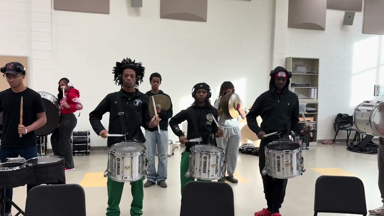 Percussion Rehearsal for GIA TOTY