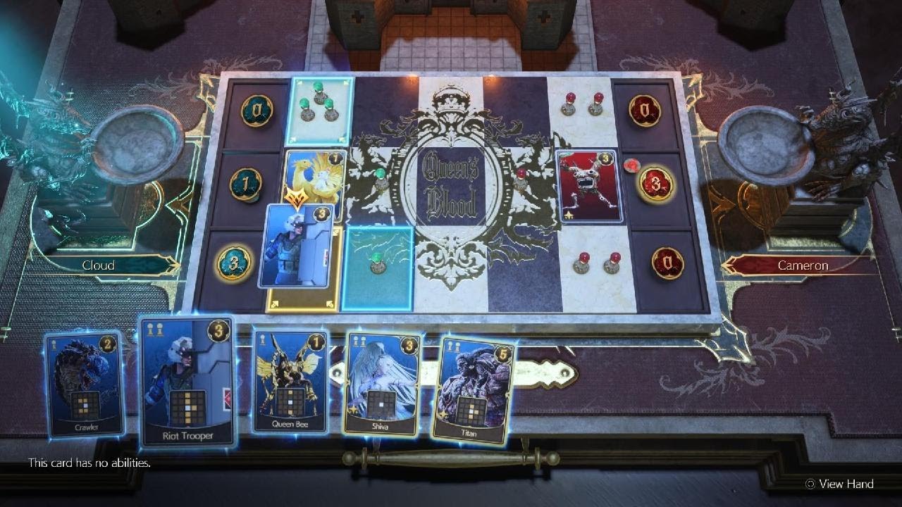 Final Fantasy VII Rebirth - Queen's Blood vs Cameron (Midgardsormr card)