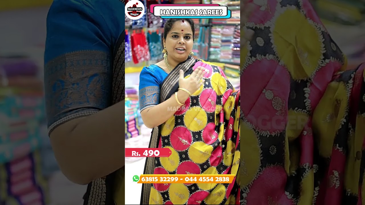 Insta Trending Silk Sarees Wholesale Saree Shop Chennai #shorts #saree #fashion #trending #online