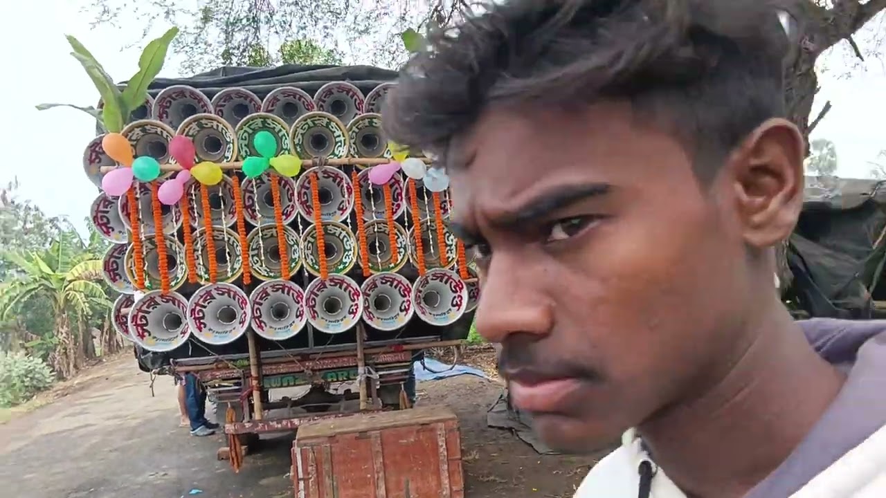 আজ সুলতানগাছা শীতলা পুজো 👿 স্টার সাউন্ড 👿 চেক করছে