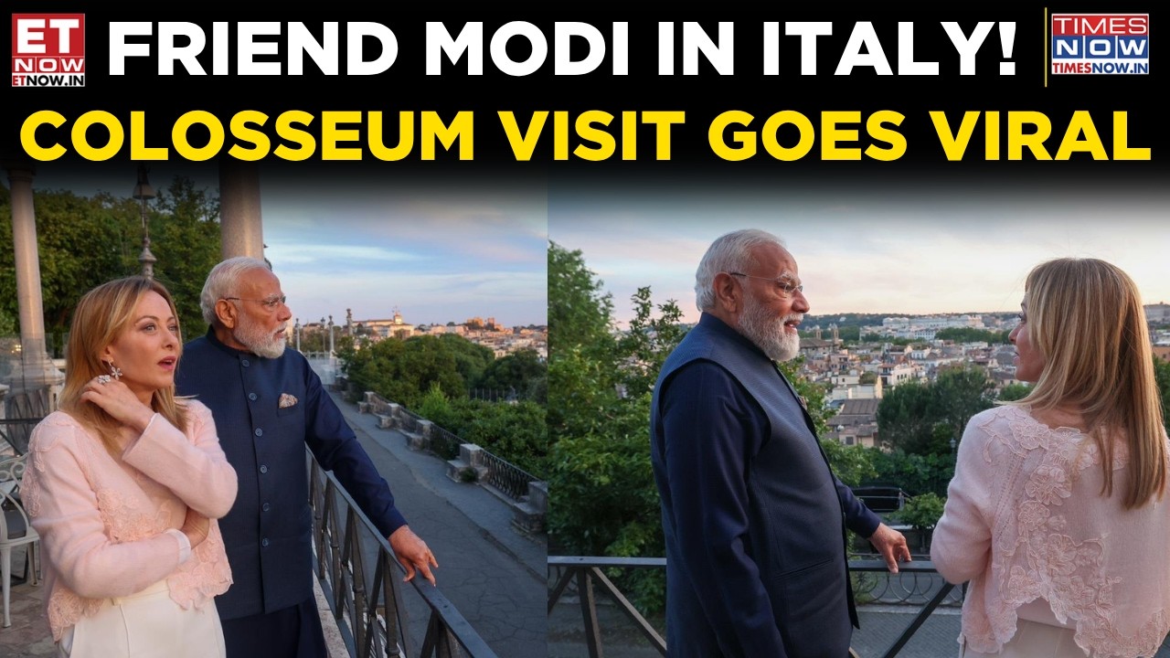 PM Modi&rsquo;s Grand Italy Visit: Meloni Welcomes &lsquo;Friend&rsquo; Modi With Warm Hug & Selfie | World News