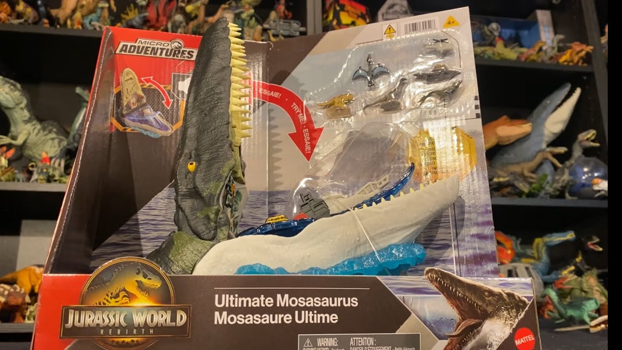 Jurassic World Rebirth Micro Adventures Ultimate Mosasaurus Unboxing and Review