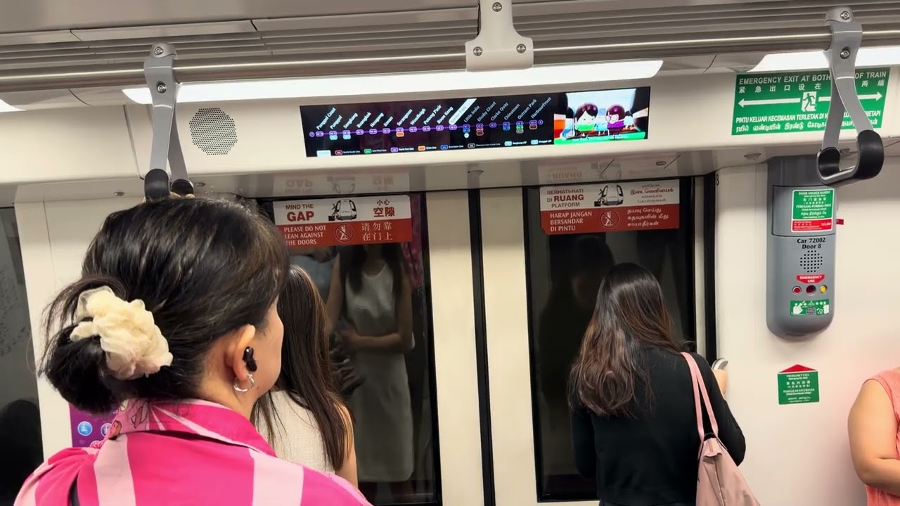 [iP17 4K60] SBS Transit Alstom Metropolis C751A (7001/7002): Dhoby Ghaut to Potong Pasir. 