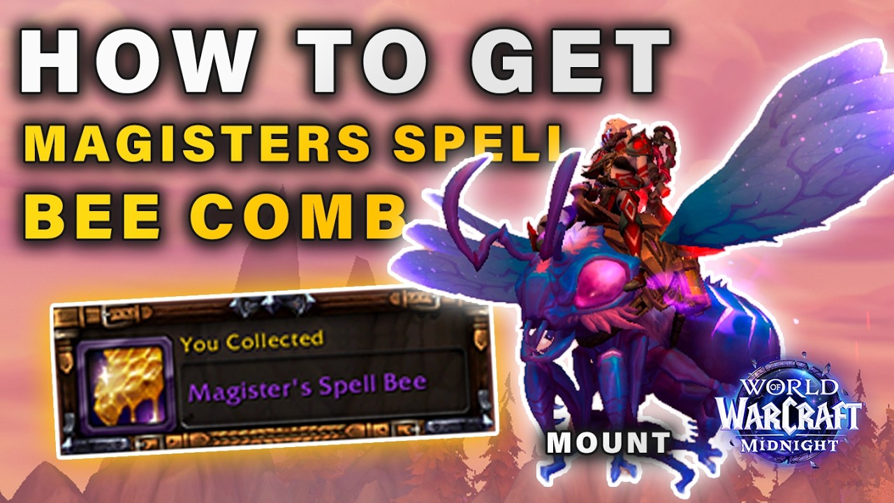 How to get Magister's Spell Bee Comb Mount | Decor Duel Event Vendor ► WoW Midnight