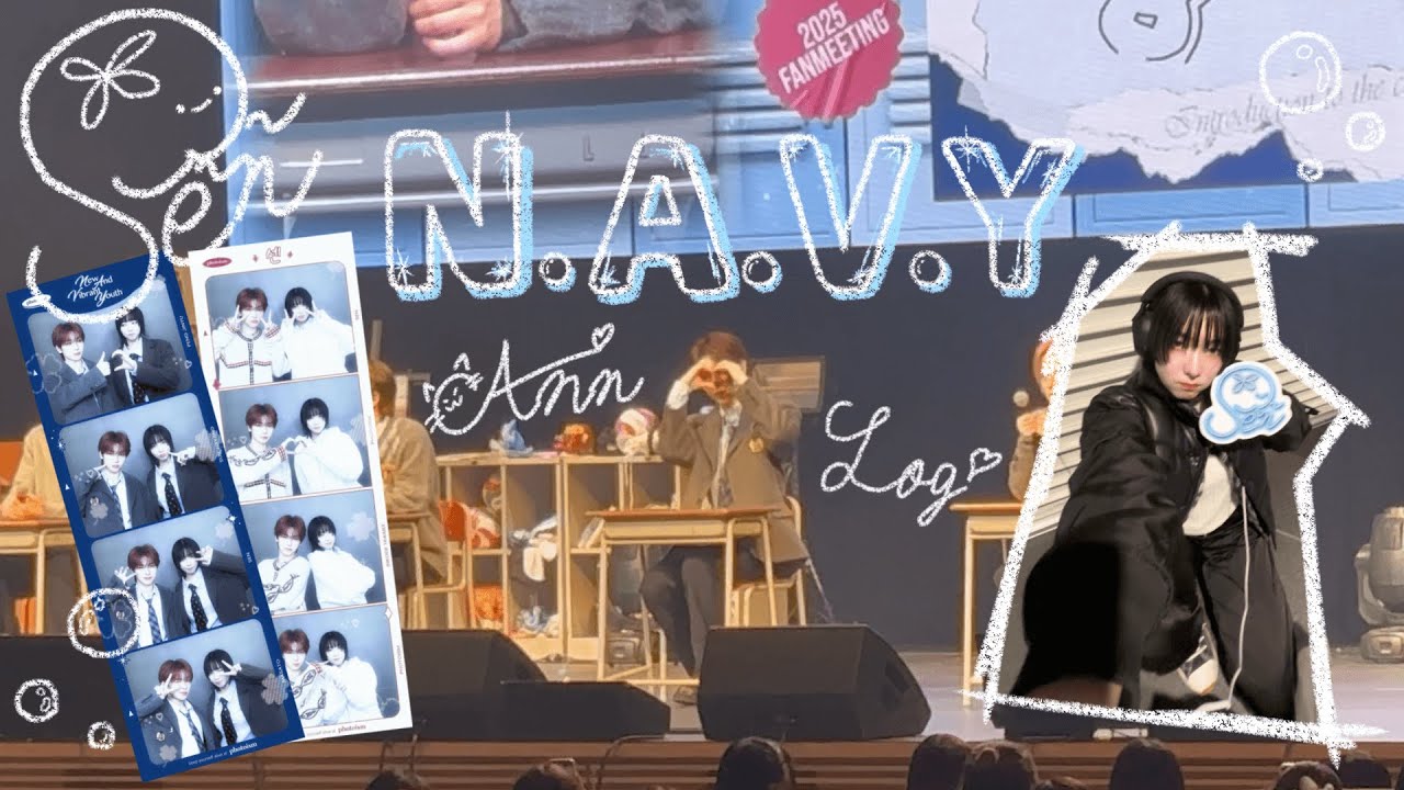 【ちひろ団 vlog🪼】A Day at N.A.V.Y Fan meeting boys 2 planet Vlog | Ann Log | photoism | グッズ開封