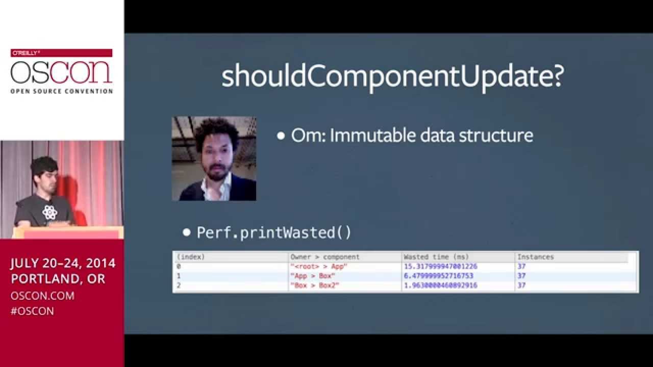 OSCON 2014: React's Architecture; Christopher Chedeau