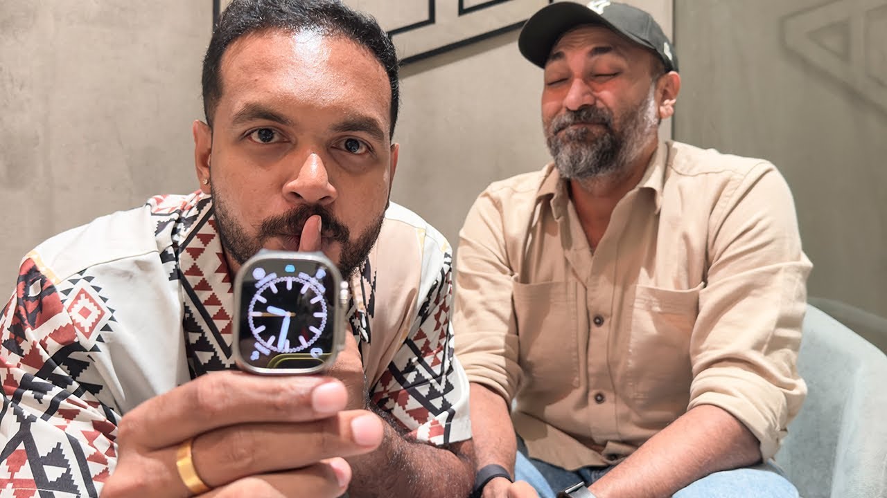 Surprised him with Apple Watch Ultra⌚️