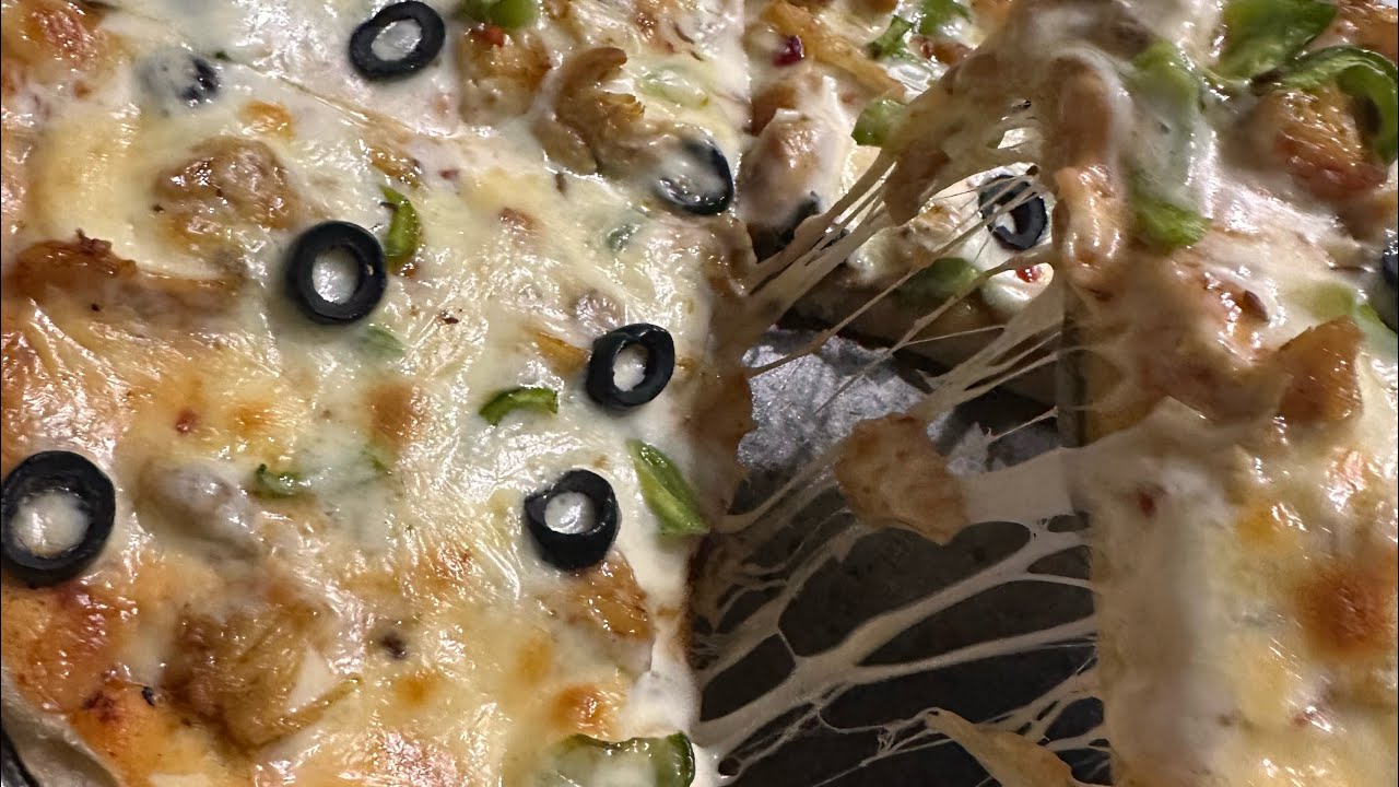 Homemade Chicken Pizza Recipe By Homestyle Cooking | Ramadan Recipes |
