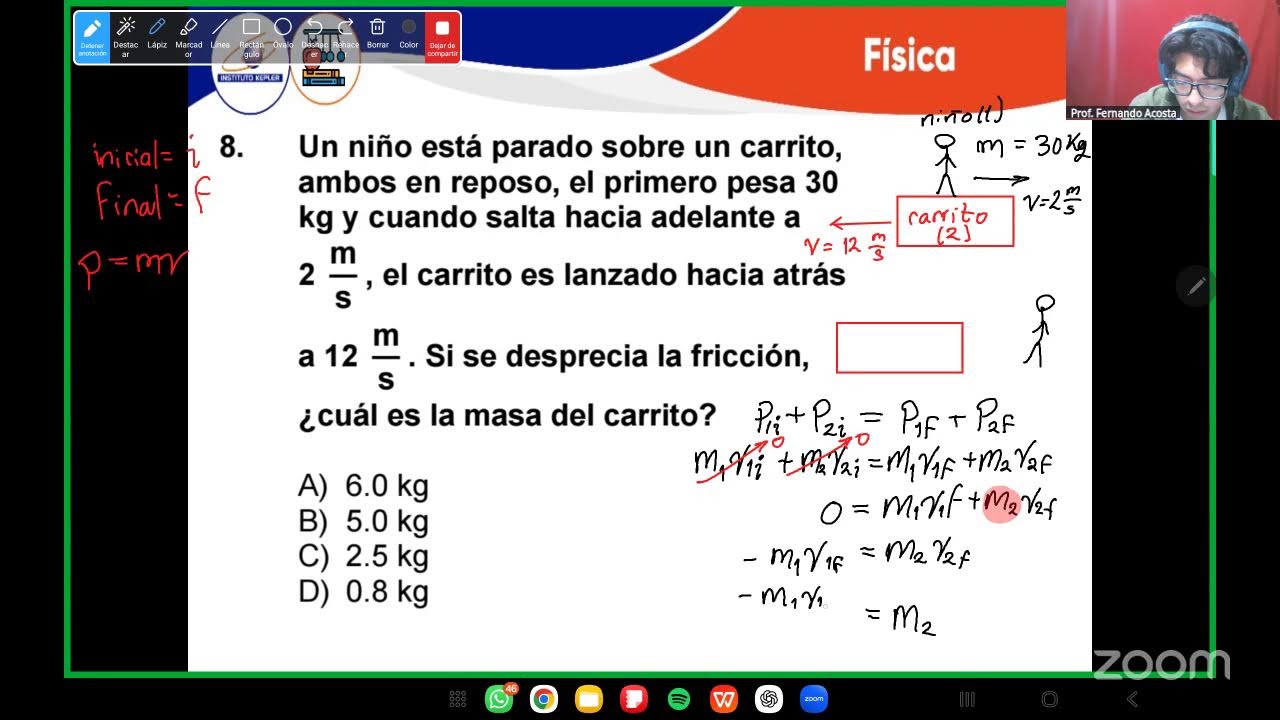 Reactivos Guía UNAM 2026 Matemáticas y Física