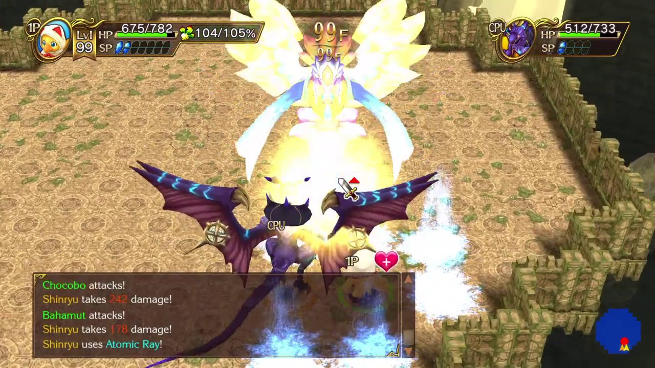 Chocobo’s Mystery Dungeon EVERY BUDDY! ~ Shinryu SuperBoss fight