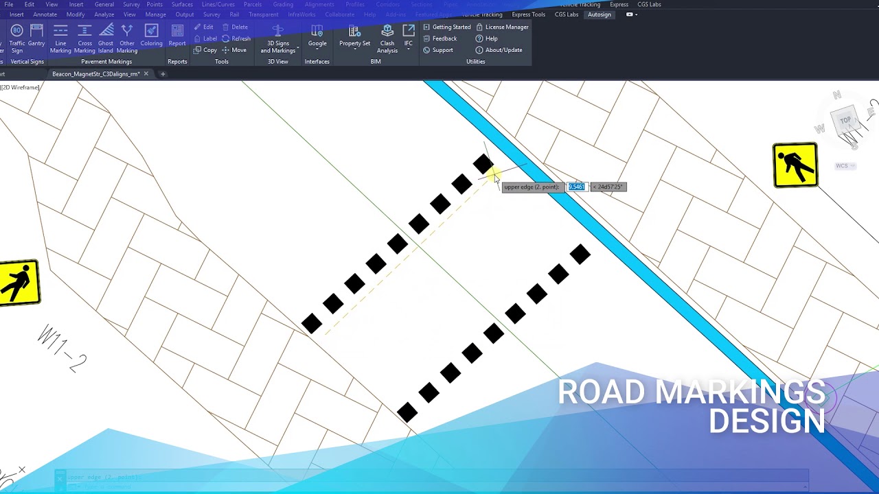 Autosign 2021.1 - Traffic signs and road markings design software (Complete overview)