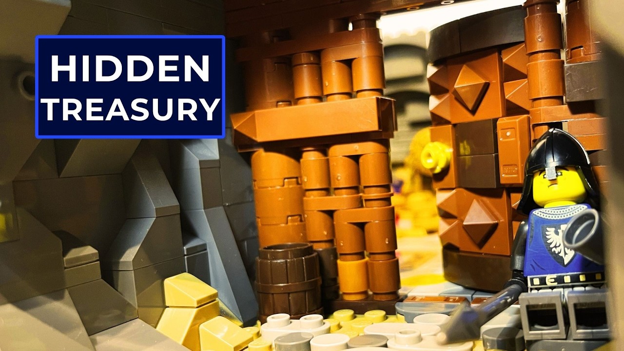 The Hidden Treasury in My LEGO Castle World | Update #010