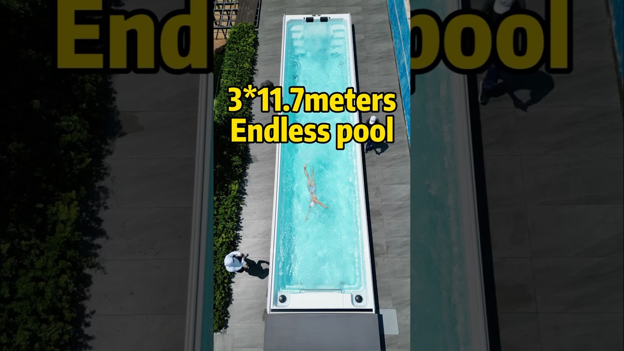 3*11.7 meters endless pool #endlesspool