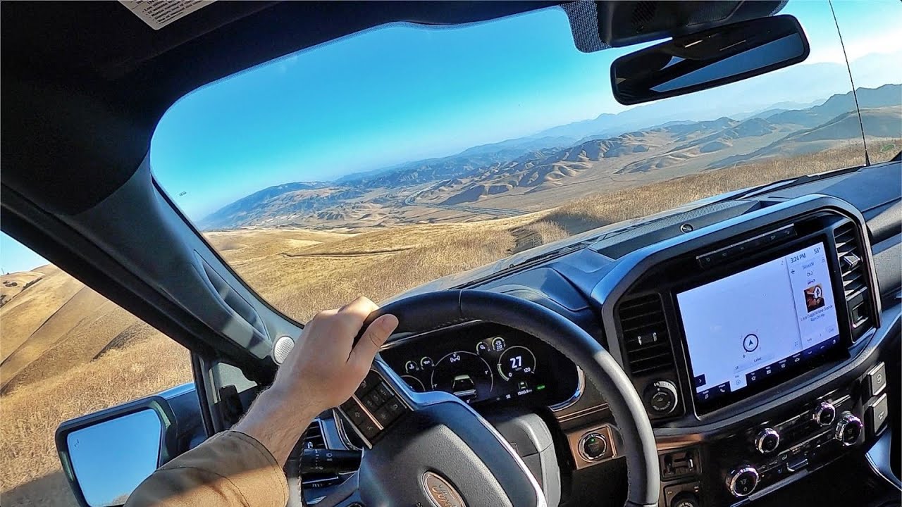 2021 Ford F-150 Powerboost Hybrid (Off-Road) POV Drive (3D Audio)(ASMR)