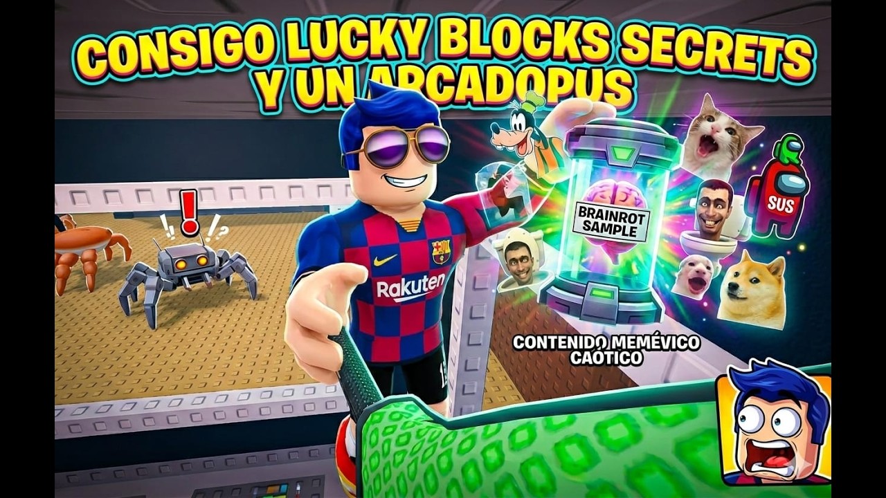 Roblox | Steel a brainrot | consiguiendo Lucky Blocks
