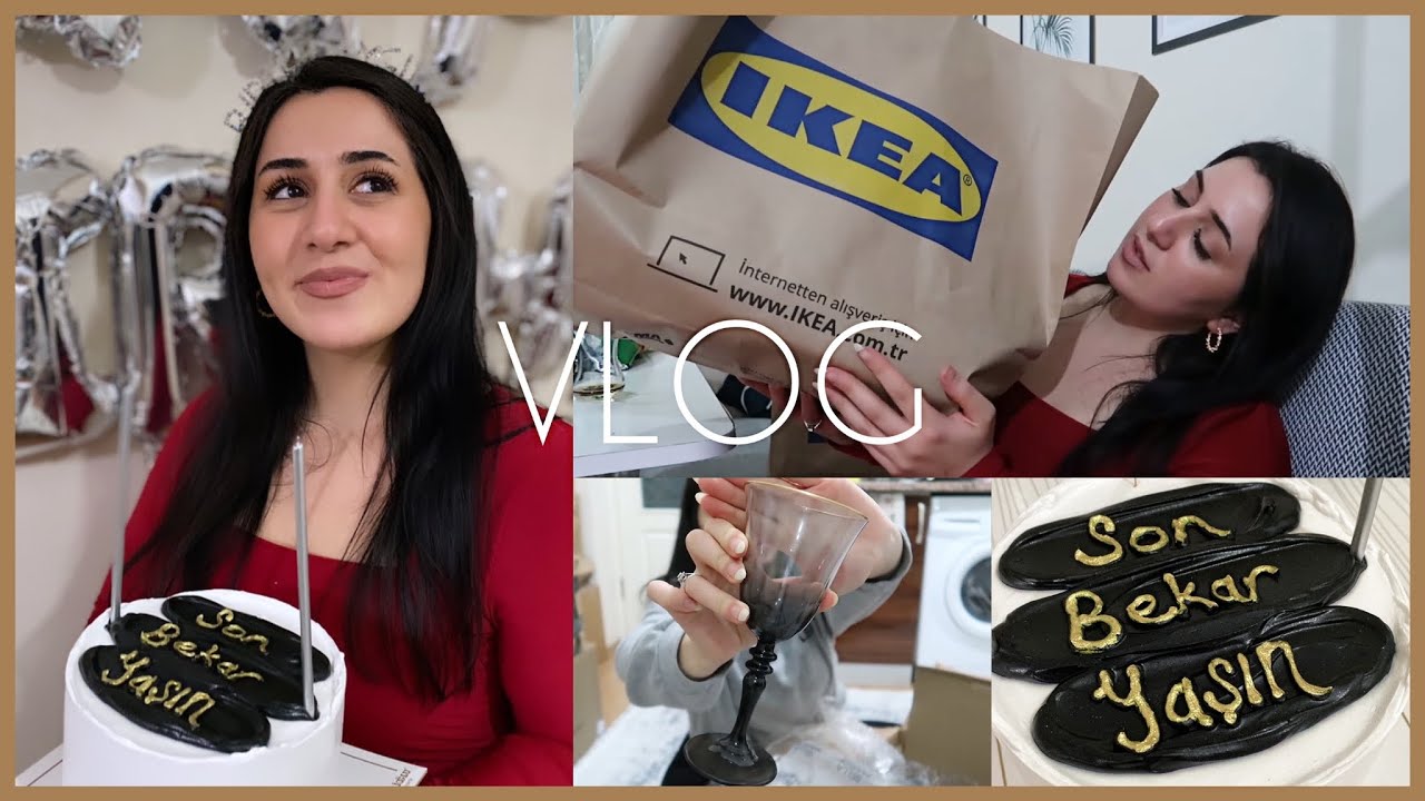 DOĞUM GÜNÜM 🎂| Ikea Alışverişi , ikea tıuru , Çeyiz Alışverişi , GÜNLÜK VLOG
