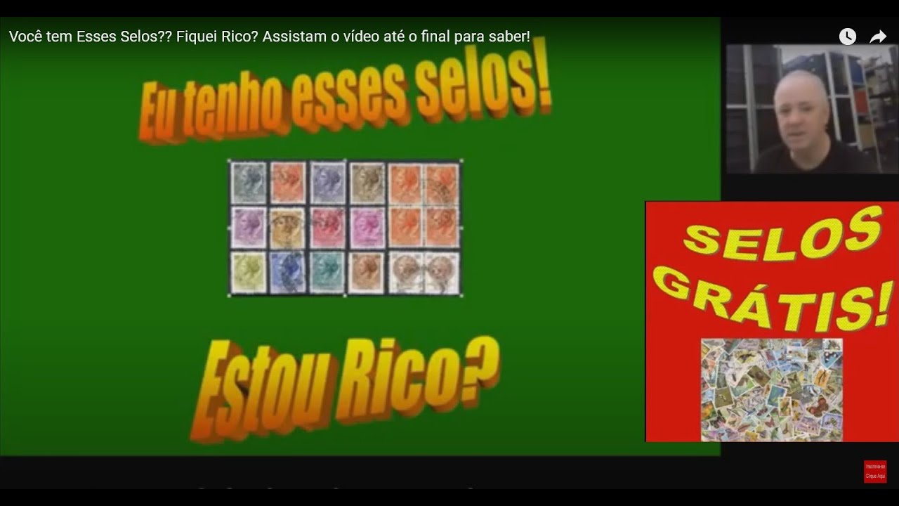 Você tem Esses Selos??  Fiquei Rico? Assistam o vídeo até o final para saber!