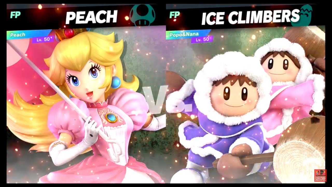 Super Smash Bros Ultimate Amiibo Fights – Peach vs the World #15 Peach vs Ice Climbers
