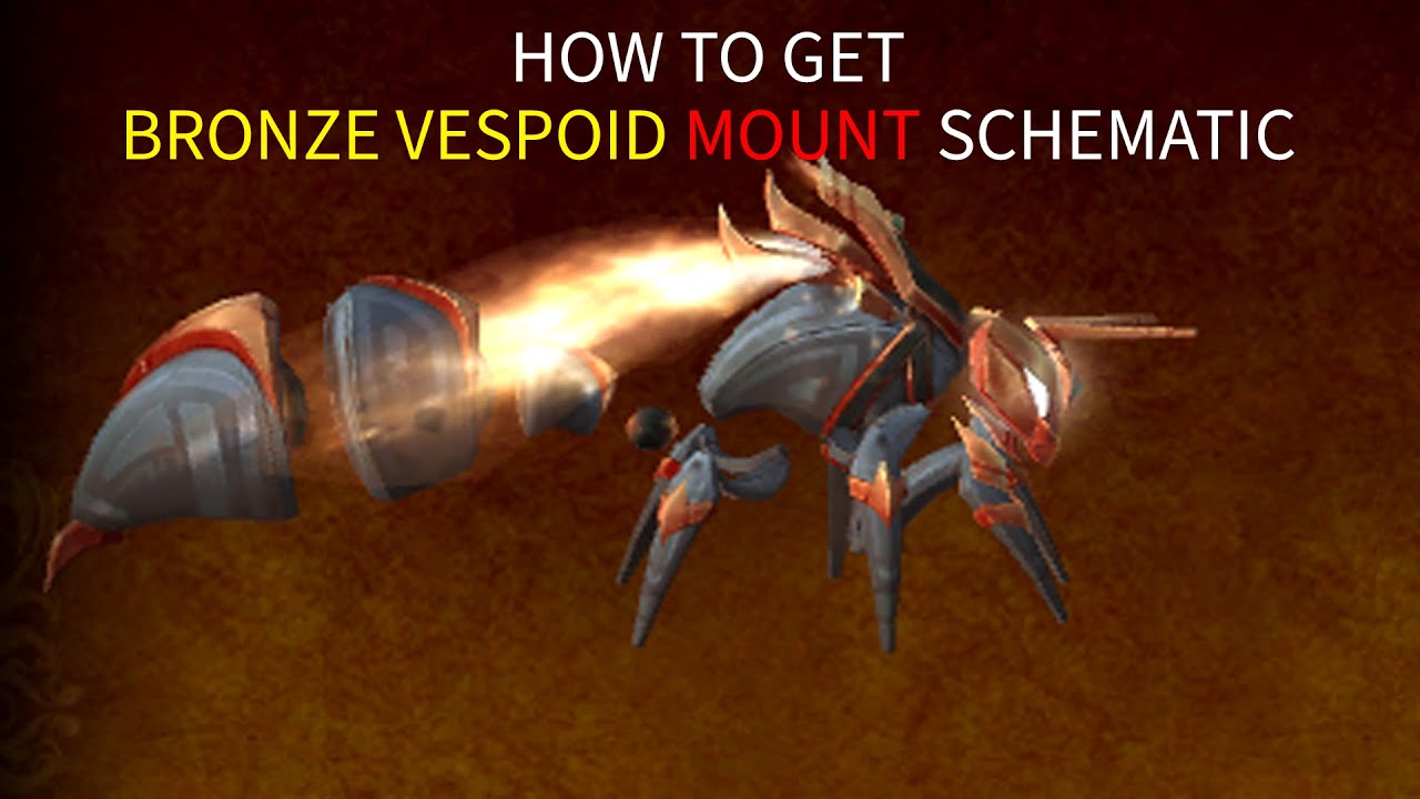 How To Get Bronzewing Vespoid Mount Schematic - WOW