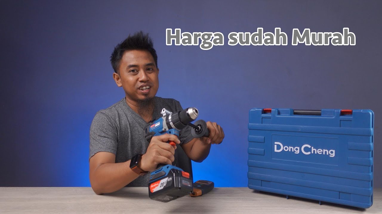 salut!! ini dia bor cordless terkuat versi DongCheng.. gk pake mahal!! - DONGCHENG DCJZ03-13 EM