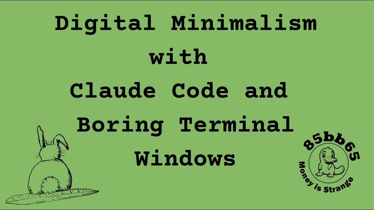 Digital Minimalism with Claude Code