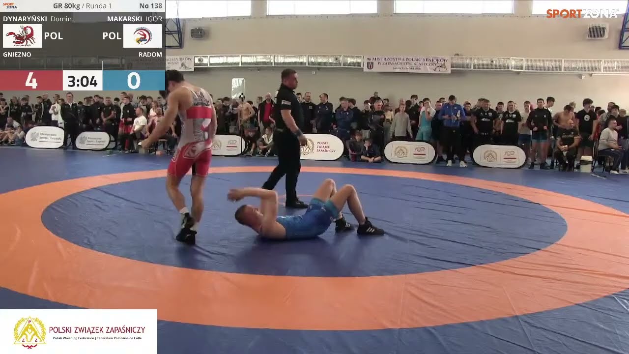 ZAPASY - (M2) II Puchar Polski U17 styl klasyczny - Janów Lubelski 2026. Mata 2.