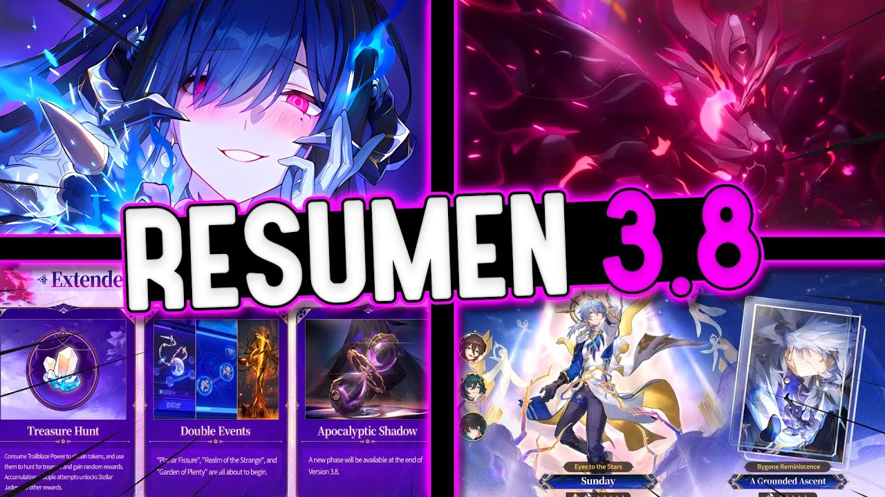 &iquest;6 BANNERS? &iquest;LA VERSION DURA 8 SEMANAS? - RESUMEN PREVIA 3.8 - Honkai Star Rail