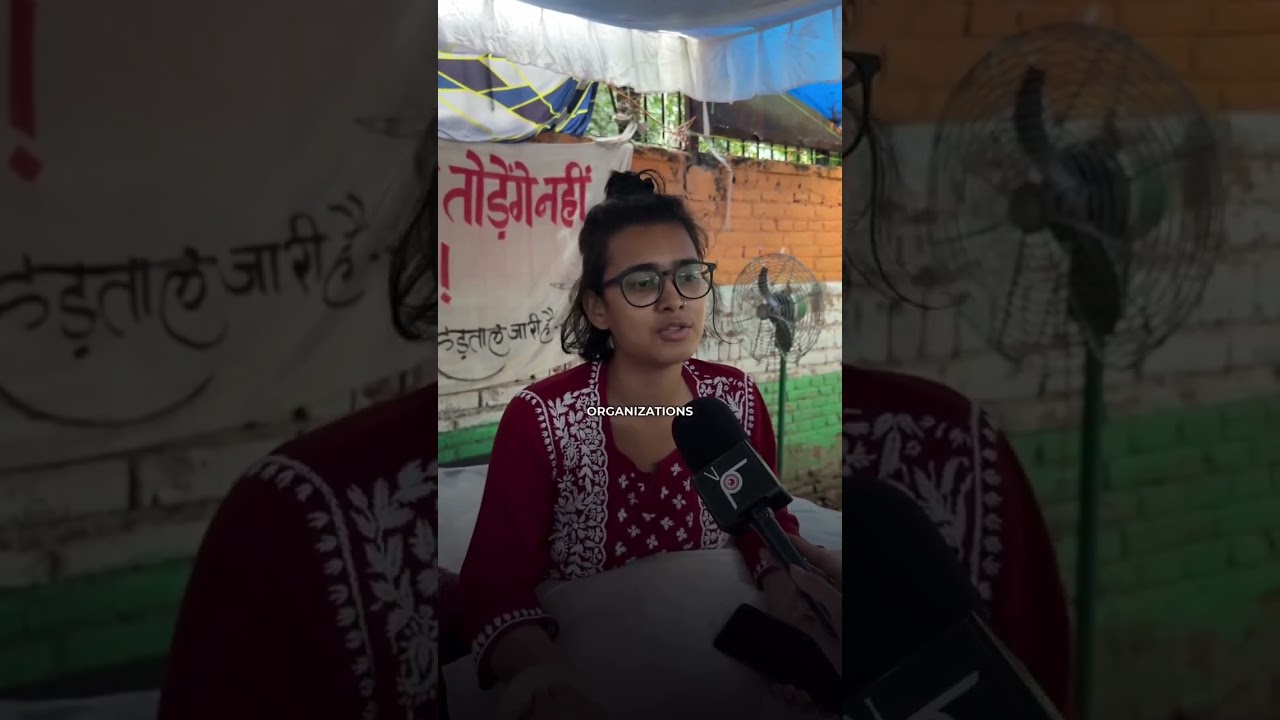 Spoke to the AISA student activists about their hunger strike  being ignored by the government