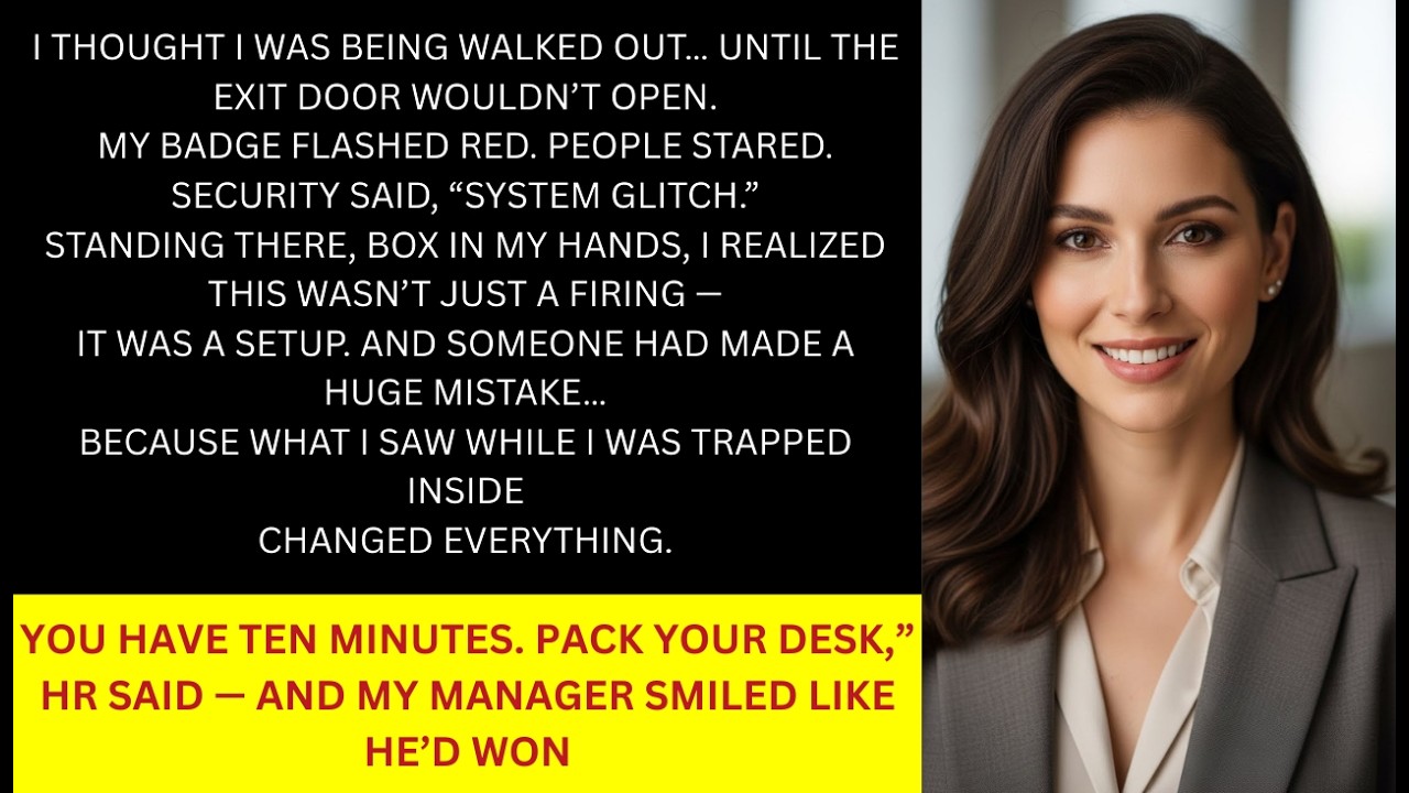 My HR Gave Me 10 Minutes to Clear My Desk — The Building Didn’t Let Me Leave