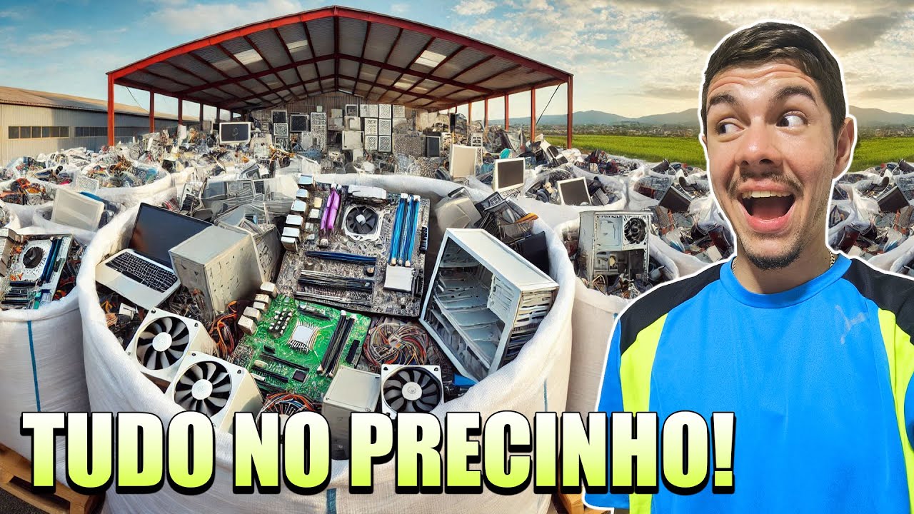 ESTOURAMOS A BOA NO FERRO VELHO, MUITO HARDWARE NO PRECINHO! 🤑