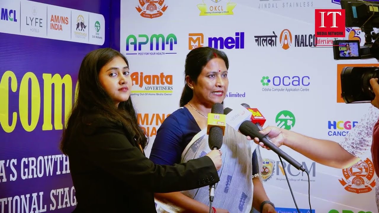 Sulochana Das(Mayor Bhubaneswar)Byte on Utkarsh Odisha Business Leadership Awards CMD Round Table25
